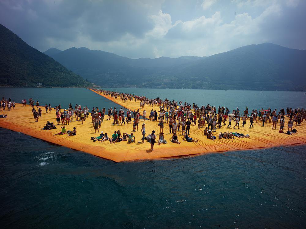 Christo: Walking on Water - still