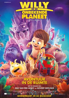 Willy op de Onbekende Planeet - poster