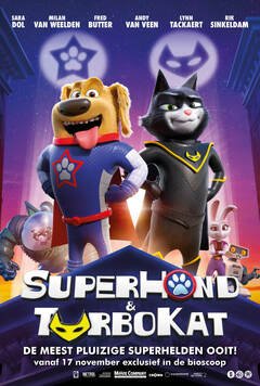 SuperHond en TurboKat - poster