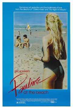 Pauline à la plage - poster