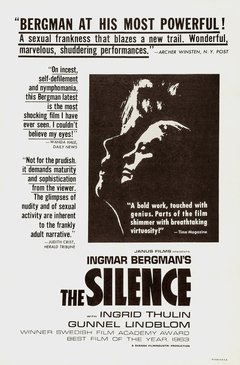 The Silence (Tystnaden) - poster