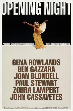 Opening Night - poster