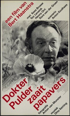 Dokter Pulder zaait papavers - poster