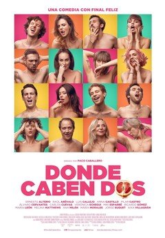 Donde caben dos - poster